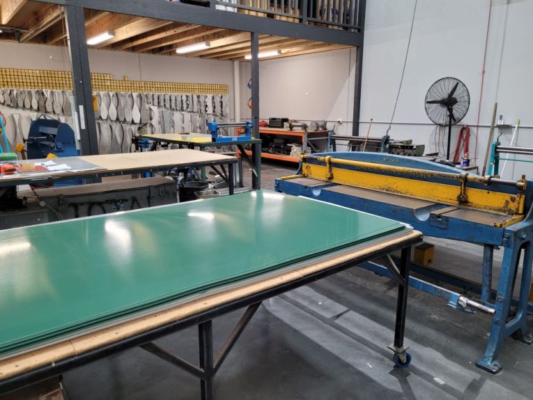 Total Insulation sheet metal factory where cladding and fittings are made