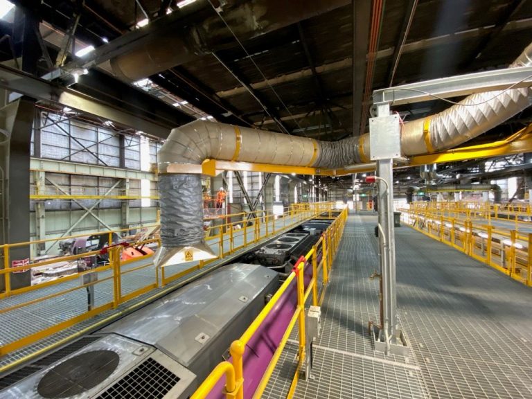 South Dynon Train Maintenance Facility, Melbourne, VIC, mechanical insulation and cladding
