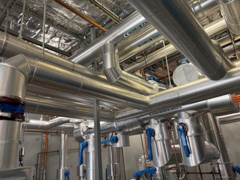 Christmas shutdown plant replacement, Victoria, mechanical insulation and cladding