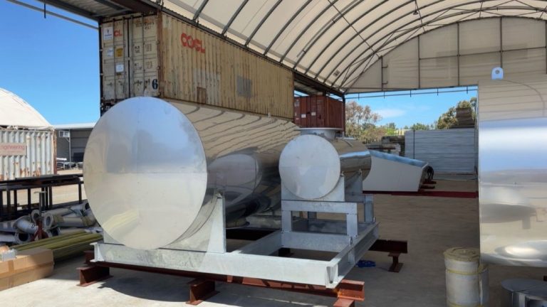Data centre generator mufflers, Perth, WA, mechanical insulation and cladding