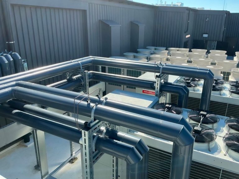 Maroochydore Hospital mechanical upgrade, Sunshine Coast, QLD, mechanical insulation and cladding
