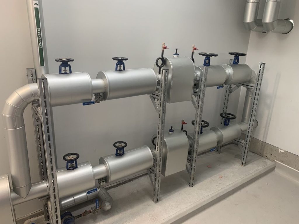 Steam and condensate package