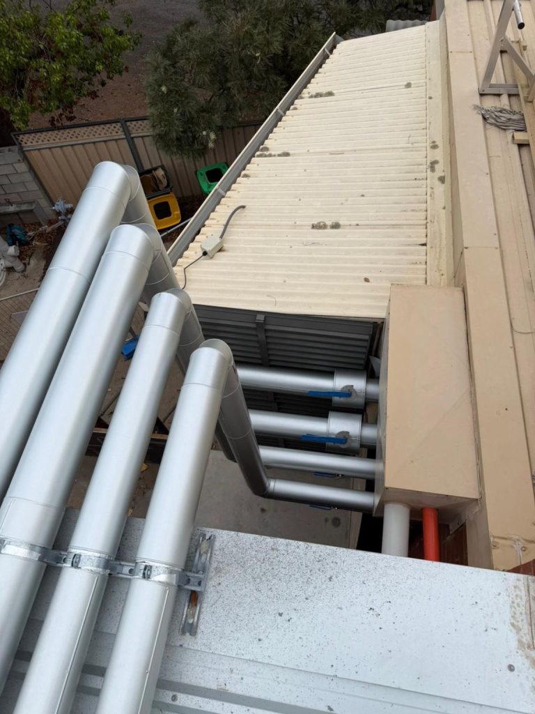 Regional AHUs: Full zinc cladding to two new AHUs for Carrier HVAC on a regional living away job.